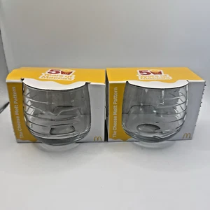 2 X McDonalds 50 Years of Maccas The Macca's Cup Wobbling Glass 2021 New - Picture 1 of 5