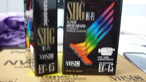 VHS-C Kassetten Panasonic 4 Stck neu leer - Bild 1 von 2