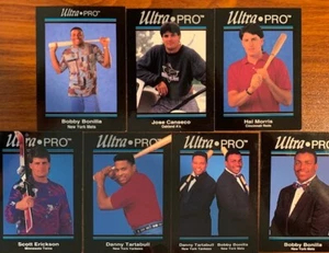Lotto 7 carte da baseball Rembrandt Ultra Pro 1992 Bonilla, Canseco spedizione gratuita - Foto 1 di 2