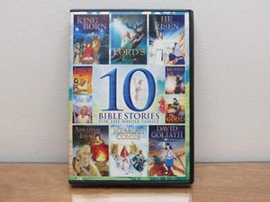 10 Bible Stories For The Whole Family (DVD, 2014) Jesus Moses Abraham - Foto 1 di 4