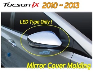 LED Side Mirror Cover Chrome Molding K-349 2P for Hyundai Tucson iX iX35 2010~13 - Picture 1 of 12