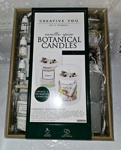 CREATIVE YOU - DIY BOTANICAL CANDLE MAKING KIT - VANILLA SPICE - INVIGORATE - Picture 1 of 5
