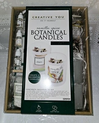 CREATIVE YOU - DIY BOTANICAL CANDLE MAKING KIT - VANILLA SPICE - INVIGORATE - Image 1 of 4