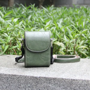 PU Leather Camera Bag Case For Sony RX100 M4 M5 GR2 GR3 Canon Nikon Fuji Leica - Picture 1 of 20