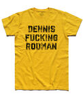 T-shirt uomo Dennis Fucking Rodman NBA Chicago Bulls Pistons Detroit basket