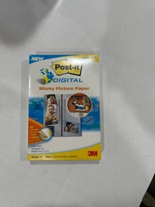 Post-It Digital Sticky Picture Paper - 4" x 6" for Inkjet Printer 65 Sheets - Picture 1 of 2
