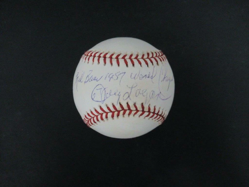 Autógrafo de béisbol firmado por Johnny Logan automático PSA/DNA AK69086 Foto 1 de 1