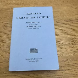 Harvard Ukrainistik Band XIV, Nummer 3/4 Dezember 1990 Omeljan Pritsak - Bild 1 von 12