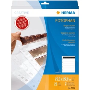 HERMA Negativhüllen für 7 x 6 Negative klar Polypropylen 25 Hüllen - Bild 1 von 1