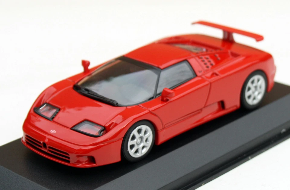 Bugatti EB 110 Bj. 1991-1995, Rosso, Minichamps-Modell Im M.1:43 - Immagine 1 di 4
