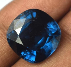 Natürliches Kissen blauer Indicolith Turmalin 11,85 ct Edelstein AGI zertifiziert C5523 - Bild 1 von 9
