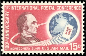 Scott C66 the 1963 15¢ Montgomery Blair Airmail Issue - MNH - Picture 1 of 1