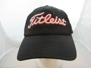 Titleist Golf Baseball Cap Hat Black Strapback adjustable v Safeway - Bild 1 von 4