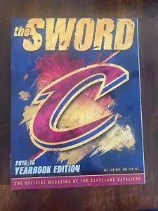 2015-16 CLEVELAND CAVALIERS OFFICIAL YEARBOOK KYRIE LEBRON JAMES KEVIN LOVE NEW - Picture 1 of 2