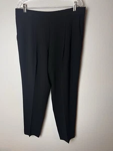 Babaton Aritzia schwarz hoher Bund gerades Bein Überziehhose Damen 12 Karriere - Bild 1 von 7