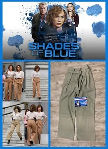 SHADES OF BLUE-Jennifer Lopez-Studio COA"Harlee...Khaki Trousers SEEN ON SCREEN" - Picture 1 of 3