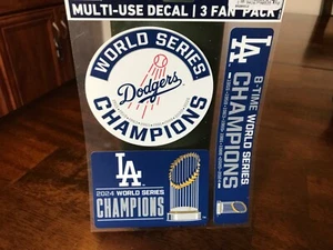 2024~Los Angeles Dodgers~World Series Champions 3 Decal~BRAND NEW - Picture 1 of 7