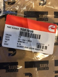 Cummins Rocker Lever Cover Gasket 3081898 - Picture 1 of 2