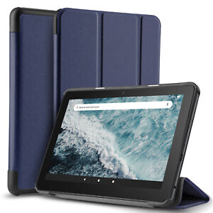 For Amazon Kindle Fire 7 2022 Stand Tablet Case Leather Cover/Tempered Glass