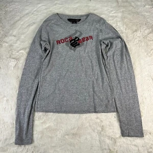 Vintage Rocawear Womens Long Sleeve T-Shirt size XL Gray - Picture 1 of 14