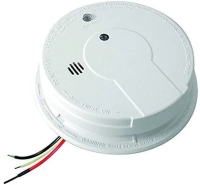 Kidde i12040 120V AC Wire-In Smoke Alarm with Battery Backup and Smart Hush - Image 1 of 4