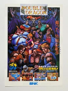 Double Dragon SNK Neo Geo AES Flyer Japón - Imagen 1 de 6