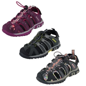Kinder Hi-Tec Freizeit Geschlossene SPORTS Sandalen Mit Gummizug Spitze' Cove ' - Imagen 1 de 38