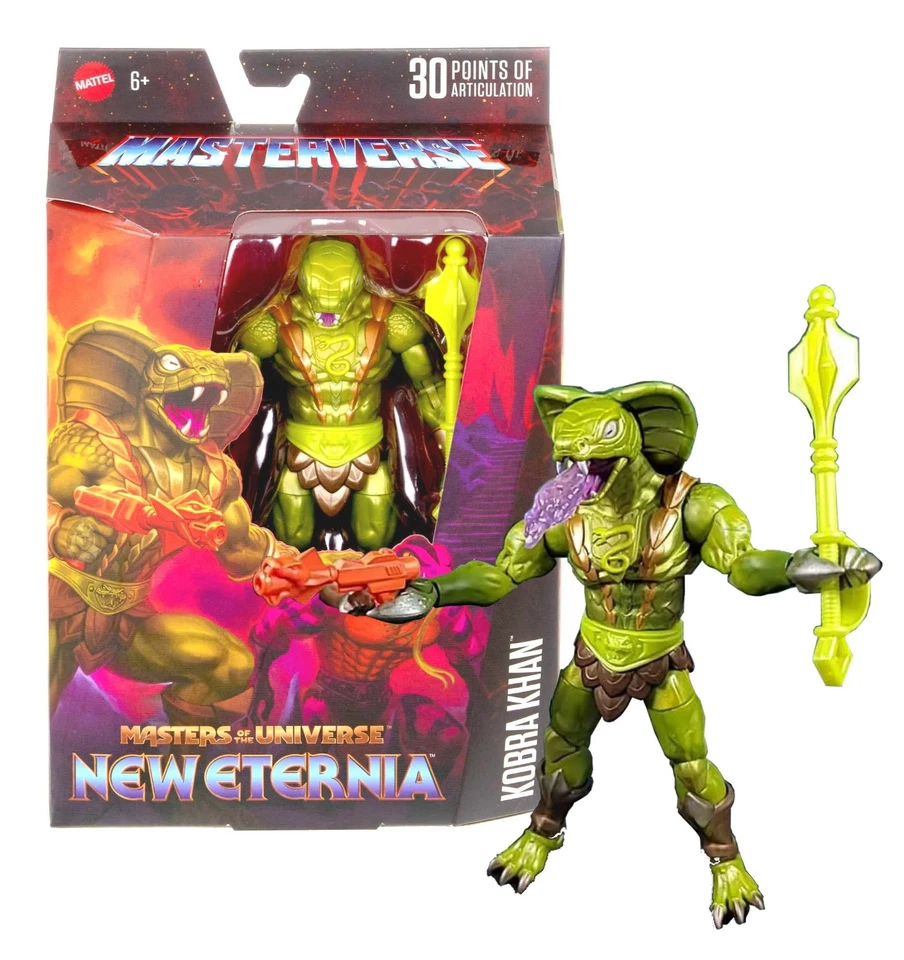 Figura Masters of the Universe Masterverse Nueva Eternia Kobra Khan 7" Como Nueva en Caja Foto 1 de 1