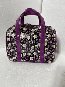 NWOT Vera Bradley Plum Petals Frill Vinyl Lunch Bag - Picture 1 of 8