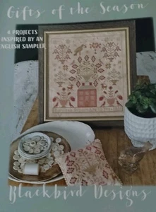 GIFTS OF THE SEASON BLACKBIRD DESIGNS CROSS STITCH BK - Picture 1 of 7