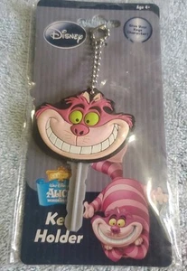 Disney Alice In Wonderland Cheshire Soft Free D Cat Key Cap Holder New - Picture 1 of 2