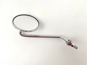 SPECCHIETTO RETROVISORE SX MVM RT136 CROMATO MOTO HONDA XR250 350 JAPAN VINTAGE - Foto 1 di 6