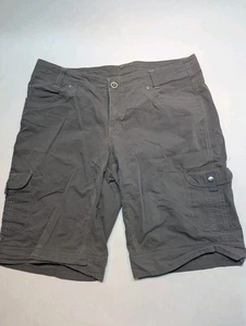 Pantalones Cortos KUHL Mujer 12 35"X11" Gris Bermudas Chino Bolsillos de Carga Elastizados Exterior - Imagen 1 de 7