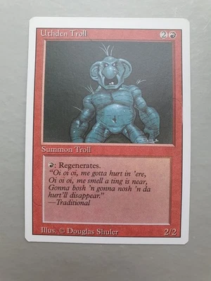 Uthden Troll , MTG Revised Ed. (1994) Uncommon Red Creature NM - Image 1 of 2