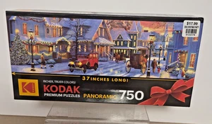 Kodak 37 Zoll langes Panorama 750 Stck. Weihnachtsfeier Premium Puzzle Neu im Karton NEU - Bild 1 von 2
