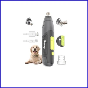 Professional Dog Nail Grinder - Battery Powered Trimmer with Extra Grinding Head - Picture 1 of 10
