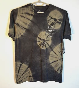 ROARK NWT (flaw) Men's Large Dusty Green Cotton Shibori Fear The Sea T-Shirt - Picture 1 of 8