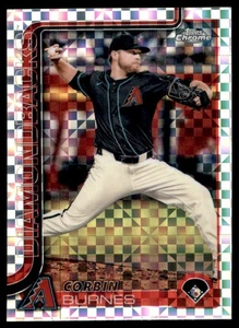 2025 Topps Chrome #17 Corbin Burnes XFractor - Picture 1 of 2