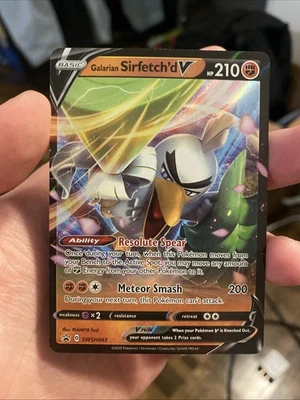 Galarian Sirfetch'd V SWSH043 SWSH: Sword & Shield Promo Cards Holo - Image 1 of 2