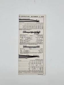 UNITED AIRLINES PROSPEKT 1938 FLUGPLAN FAHRPLAN - Bild 1 von 6