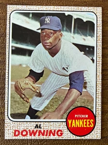 1968 Topps Baseball #105 Al Downing - New York Yankees - EX+ - Picture 1 of 2