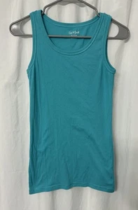 Cat & Jack Girls' Teal Blue Sleeveless Tank Top Size XL 14-16 - Picture 1 of 8