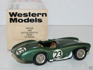 WESTERN MODELS 1/43 WRK29 - 1955 ASTON MARTIN DB3S LE MANS #23 - Bild 1 von 2