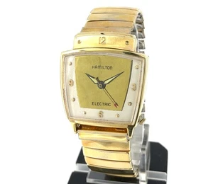 Vintage 1958 Hamilton Everest Electric Cal 500 Mens Watch 10K GF Original Band - Picture 1 of 14