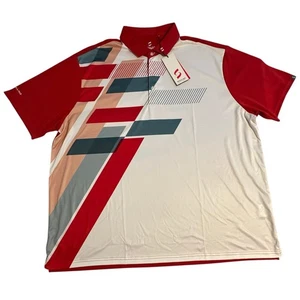 Neu mit Etikett Savalino Bowling-Poloshirt rot/weiß 3XL - Bild 1 von 9