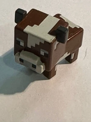 Minecraft Brown Cow Grass Series 1 Mini 1" - Image 1 of 4