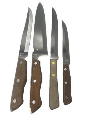 Cuchillos de cocina de chef 2 Maxam 1 acero inoxidable Forgecraft 1 precisión tierra hueca de colección Foto 1 de 4