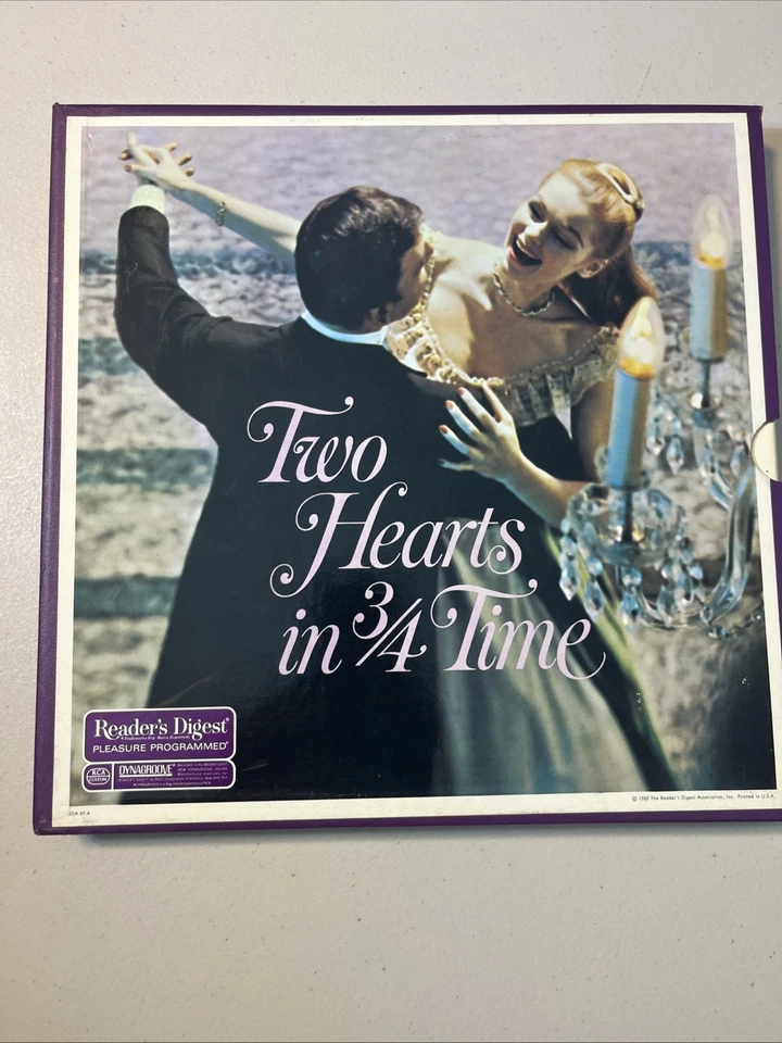 Two Hearts in 3/4 Time 4-LP Box Set (1969) Reader’s Digest RDA118A Waltz Vinyl - Image 1 of 4