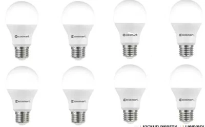 (8-Pk) LED A19 Non-Dimmable LED Light Bulb Daylight 60-Watt Equivalent - Image 1 of 2