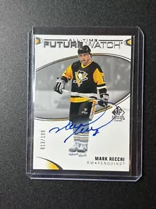 2020-21 Upper Deck SP Legends All Time Future Watch Auto /199 Mark Recchi - Picture 1 of 2
